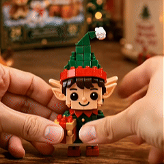 ⏳ Économisez 49 % aujourd’hui seulement – 🎄 Kit de construction de Noël miniatures sur 12 jours | 12 modèles festifs uniques à construire soi-même avec anneaux de suspension – parfaits pour décorer le sapin, les couronnes et vos décorations de Noël 🧱