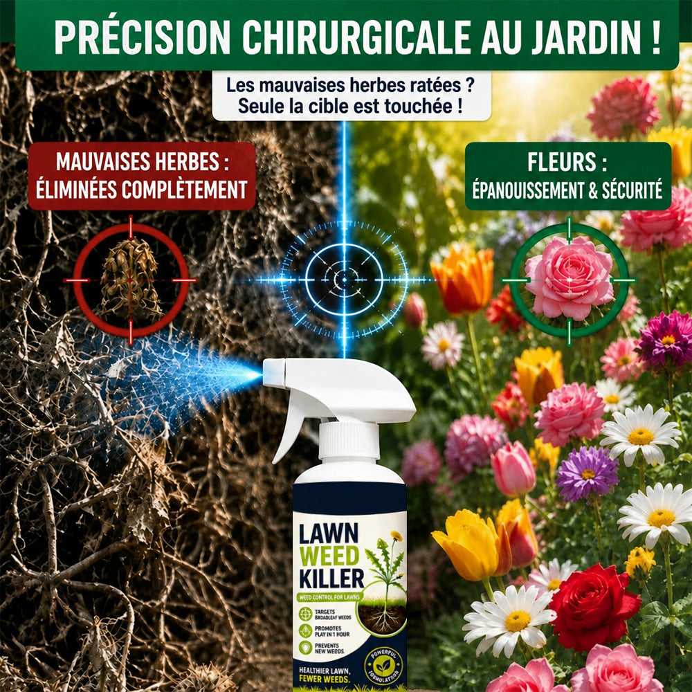 🌱 -50 % 🌿 Stop mauvaises herbes – efficace contre les mauvaises herbes & limite leur repousse | Pour jardin, allées & cour ⚡