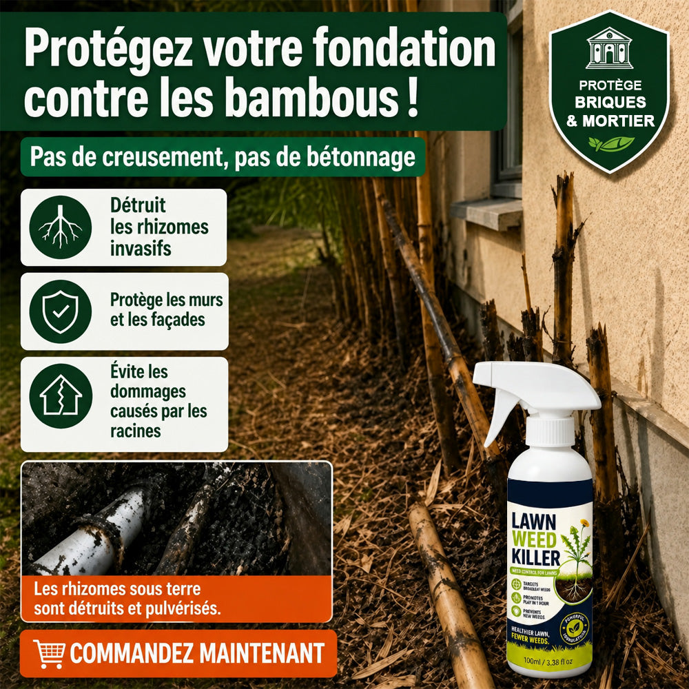🌱 -50 % 🌿 Stop mauvaises herbes – efficace contre les mauvaises herbes & limite leur repousse | Pour jardin, allées & cour ⚡
