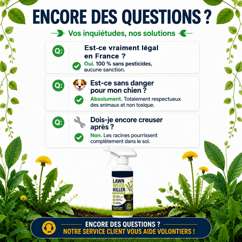 🌱 -50 % 🌿 Stop mauvaises herbes – efficace contre les mauvaises herbes & limite leur repousse | Pour jardin, allées & cour ⚡