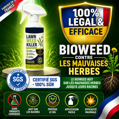 🌱 -50 % 🌿 Stop mauvaises herbes – efficace contre les mauvaises herbes & limite leur repousse | Pour jardin, allées & cour ⚡