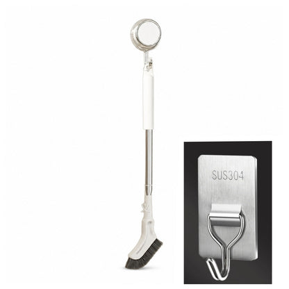 🎉 OFFRE EXCLUSIVE🧹 Achetez-en 2, recevez-en 1 offert crochet offert🎁  Brosse de nettoyage de sol multifonctionnelle à manche long extensible