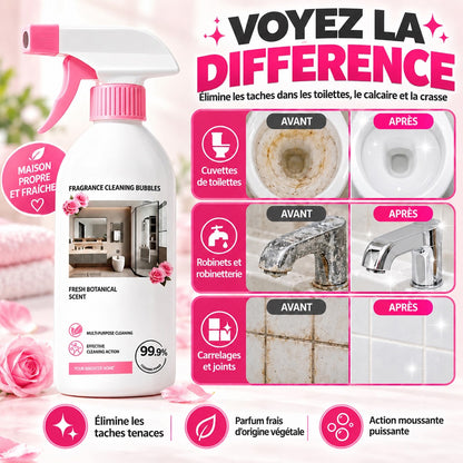 🧼 PROMO FLASH : 50% DE RÉDUCTION ! 🌸Spray Nettoyant Multi-Surfaces pour Salle de Bain – Anti-Taches Sans Frotter & Parfum Végétal for Brillance Éclatante au Quotidien ✨