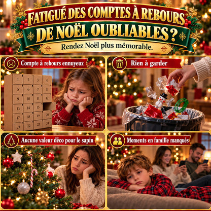 ⏳ Économisez 49 % aujourd’hui seulement – 🎄 Kit de construction de Noël miniatures sur 12 jours | 12 modèles festifs uniques à construire soi-même avec anneaux de suspension – parfaits pour décorer le sapin, les couronnes et vos décorations de Noël 🧱
