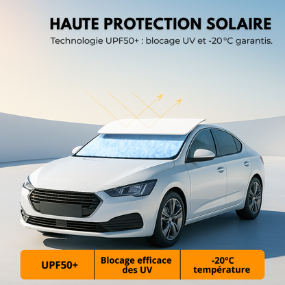 🔥Pare-Soleil Avant Anti-Chaleur – Jusqu’à -30 °C dans l’habitacleLe pare-soleil indispensable pour l’été ☀️