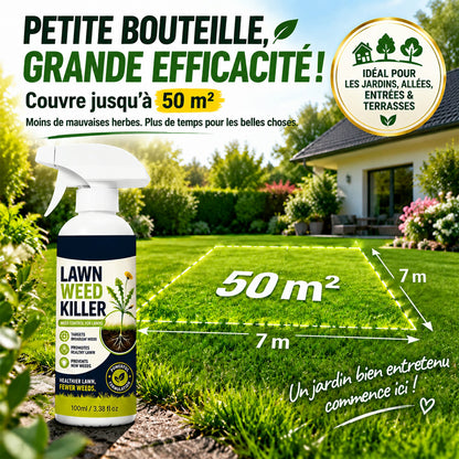 🌱 -50 % 🌿 Stop mauvaises herbes – efficace contre les mauvaises herbes & limite leur repousse | Pour jardin, allées & cour ⚡