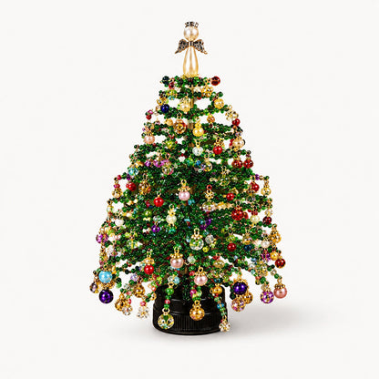 🎄✨ Kit de sapin de Noël perlé à faire soi-même – 🎅Créez votre propre décoration de Noël scintillante