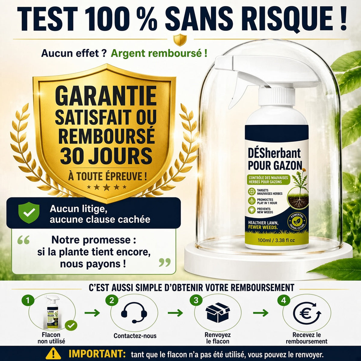 upsell-🔥 50 % DE RÉDUCTION 🌿 Désherbant – Efficace contre les mauvaises herbes & leur repousse | Jardin, allées & cour ⚡ (Copy)