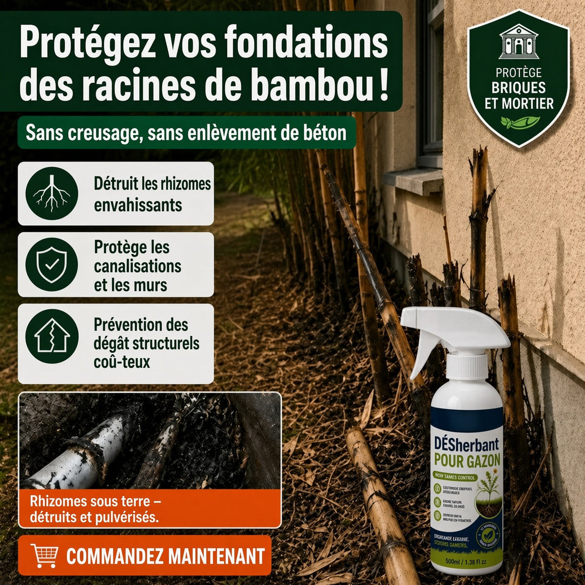 upsell-🔥 50 % DE RÉDUCTION 🌿 Désherbant – Efficace contre les mauvaises herbes & leur repousse | Jardin, allées & cour ⚡ (Copy)