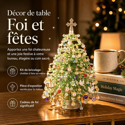 🎄✨ Kit de sapin de Noël perlé à faire soi-même – 🎅Créez votre propre décoration de Noël scintillante
