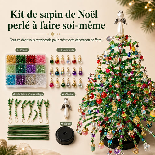 upsell-🎄✨ Kit de sapin de Noël perlé à faire soi-même – 🎅Créez votre propre décoration de Noël scintillante