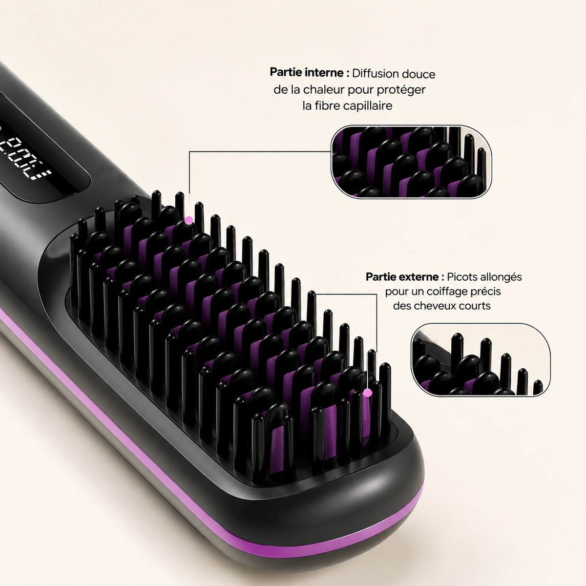 upsell-💇‍♀️✨La brosse chauffante pensée pour les cheveux courts