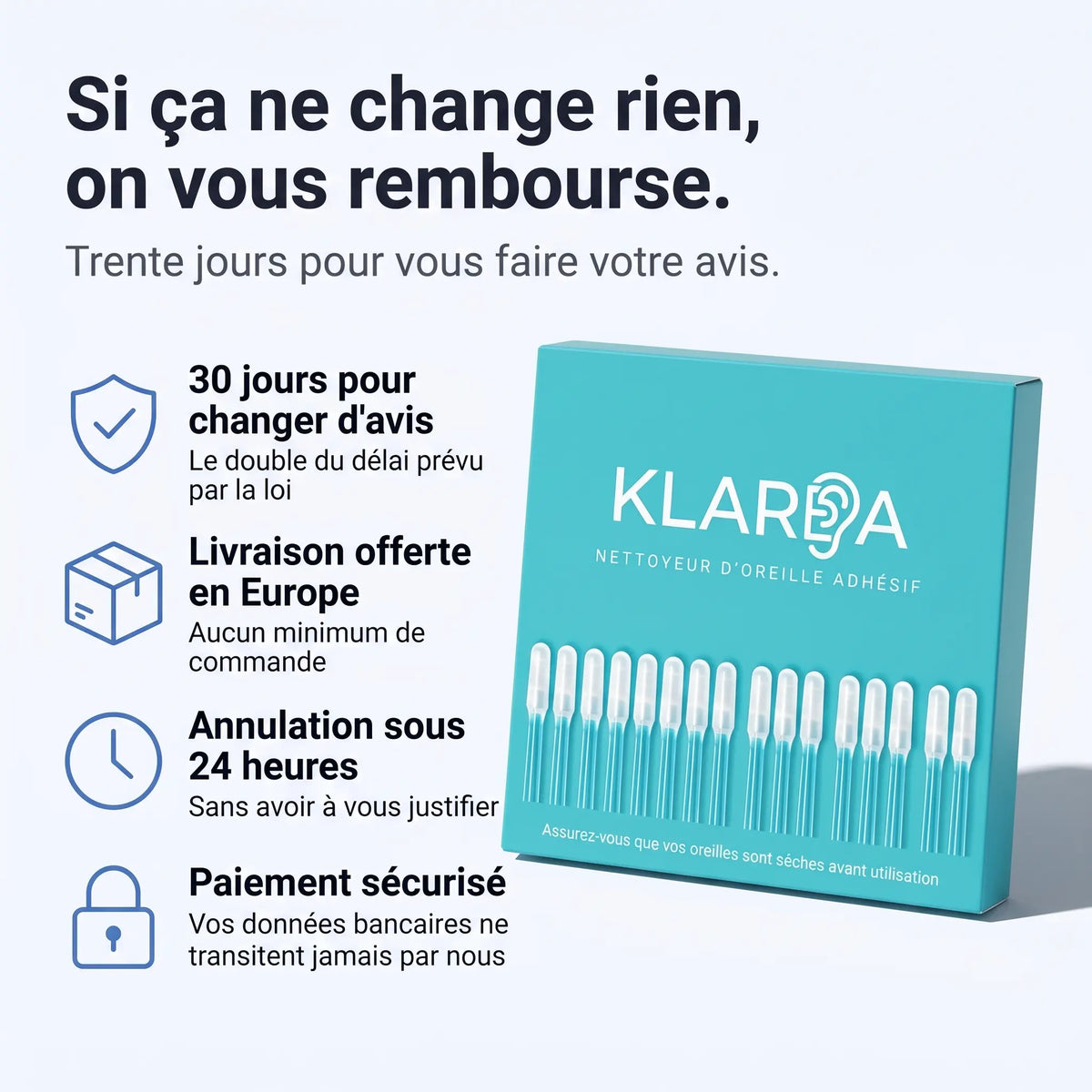 Darosoma® Nettoyeur d'oreille adhésif