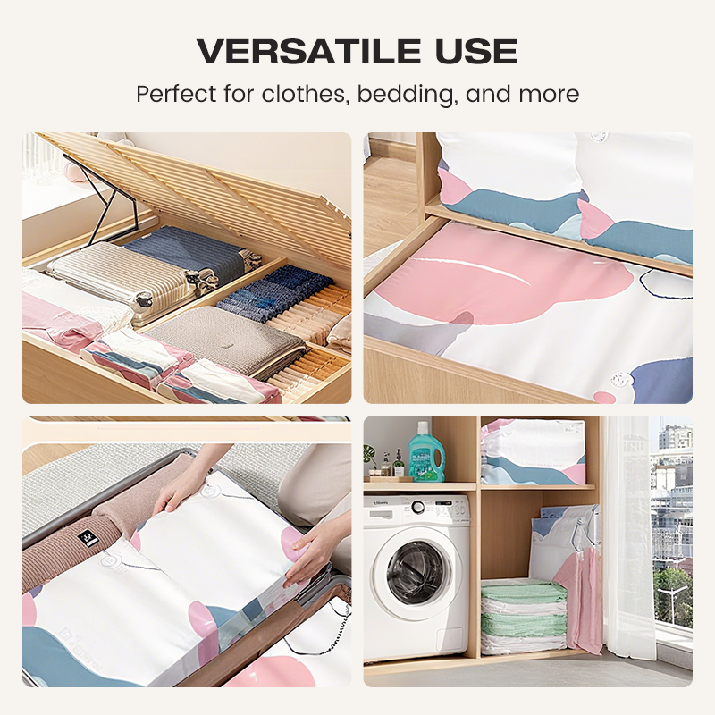 🧳💨 -50 % ! Sacs de rangement sous vide sans pompe – Appuyez et scellez, aucune pompe nécessaire.  🛏️🗄️