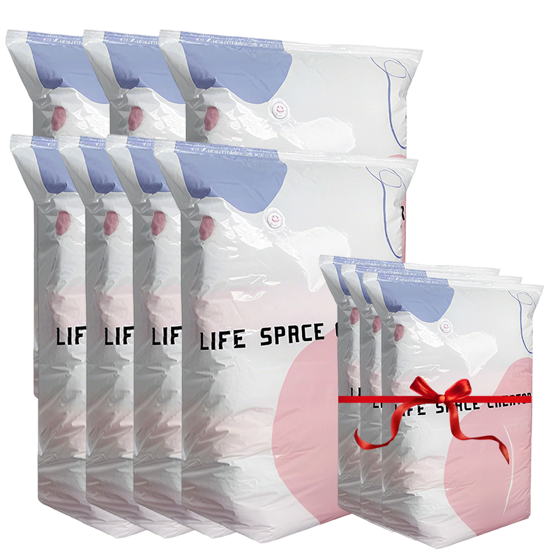 🧳💨 -50 % ! Sacs de rangement sous vide sans pompe – Appuyez et scellez, aucune pompe nécessaire.  🛏️🗄️