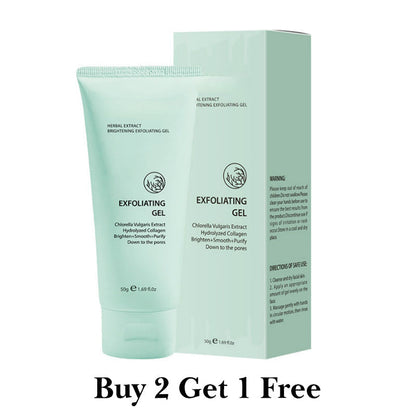 🔥1 acheté, 1 offert🎁 Gel exfoliant éclaircissant aux extraits de plante – Formule douce végétale, exfoliation efficace & soin unifiant pour la peau 🧴