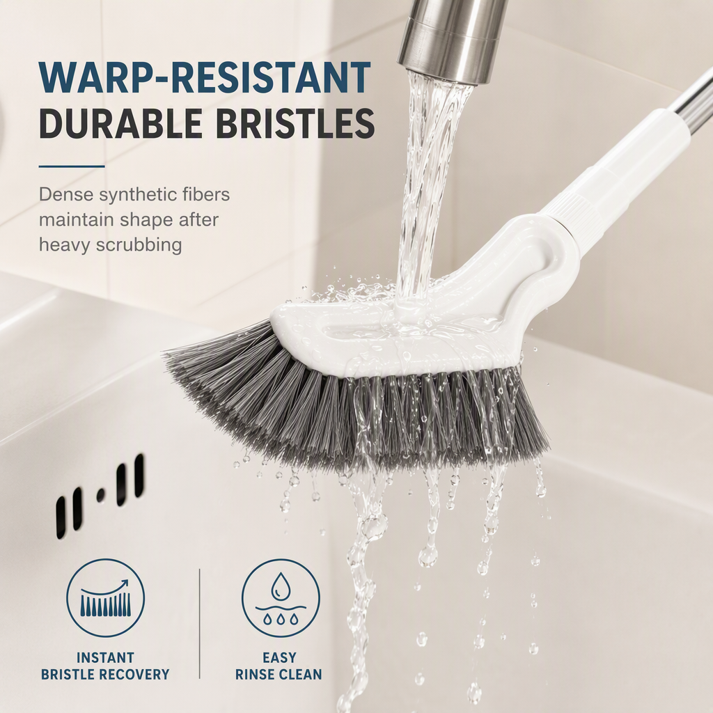 🎉 OFFRE EXCLUSIVE🧹 Achetez-en 2, recevez-en 1 offert crochet offert🎁  Brosse de nettoyage de sol multifonctionnelle à manche long extensible