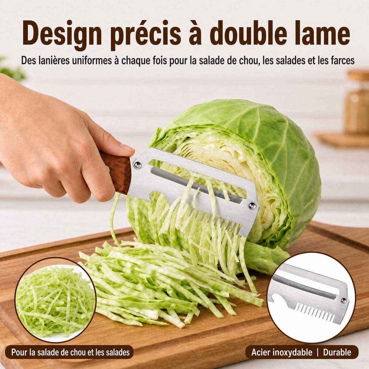 upsell-🔪🥬 Achetez-en 1, obtenez-en 1 GRATUITEMENT ! 🥔 Éplucheur Multifonctionnel en Bois – Lame Inox Ultra-Tranchante + Décapsuleur Intégré 🥕🍎🎁