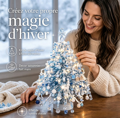🎄✨ Kit de sapin de Noël perlé à faire soi-même – 🎅Créez votre propre décoration de Noël scintillante